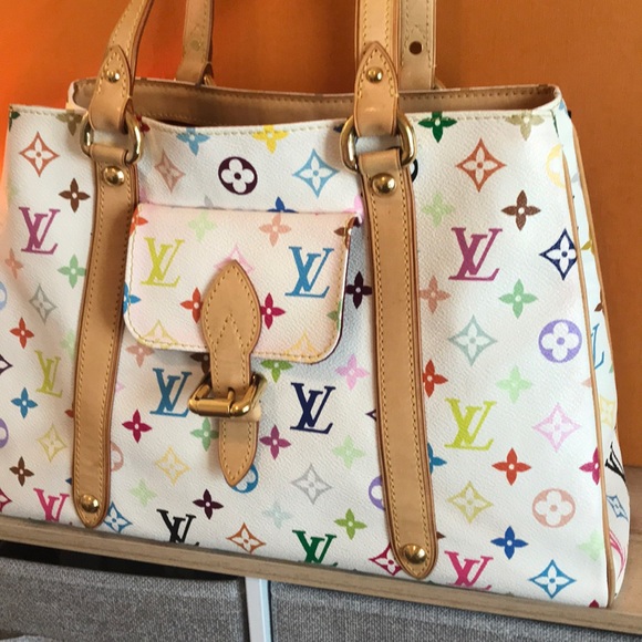 RARE Authentic Louis Vuitton Multicolore Aurelia MM - Picture 3 of 4